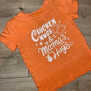 Orange Kids T-Shirt with Fun Print